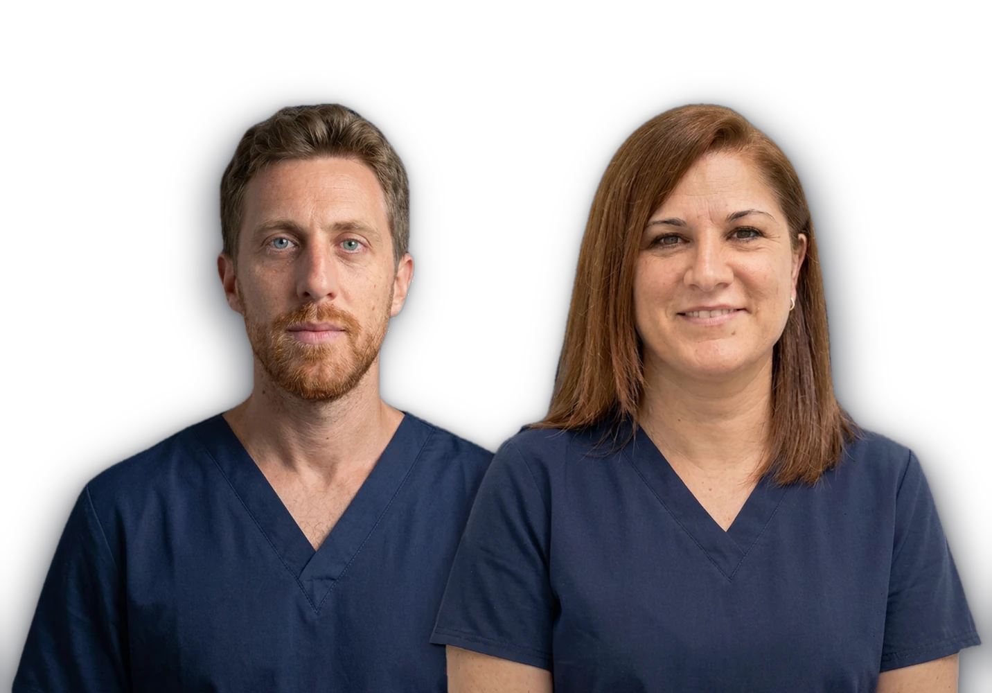 I medici dello studio e un collega — Studi Dentistici Adamanti