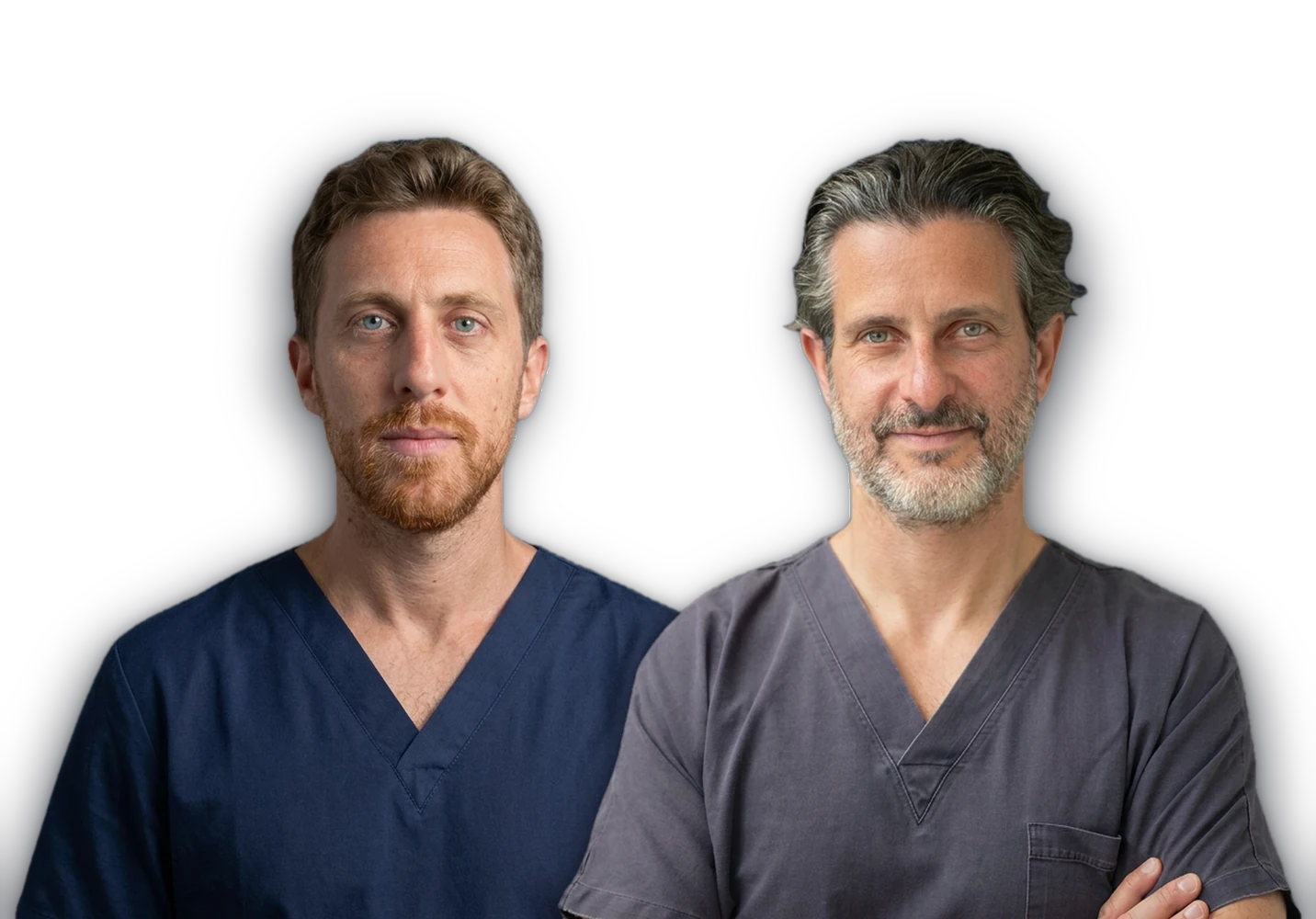 Dott. Andrea Di Stefano e un collega — Studi Dentistici Adamanti
