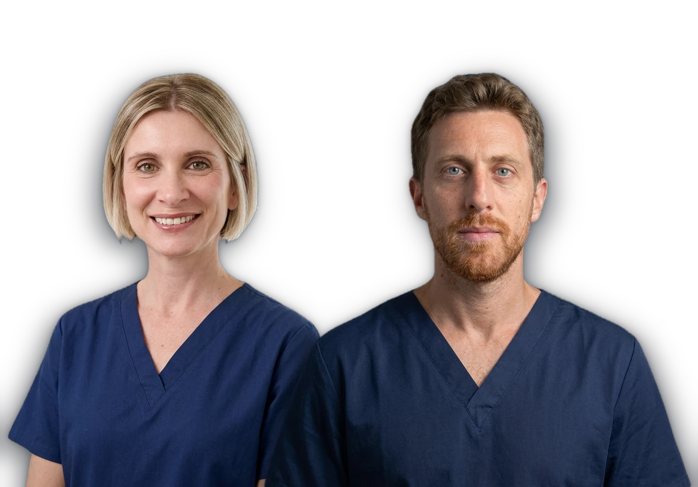 I medici dello studio e un collega — Studi Dentistici Adamanti