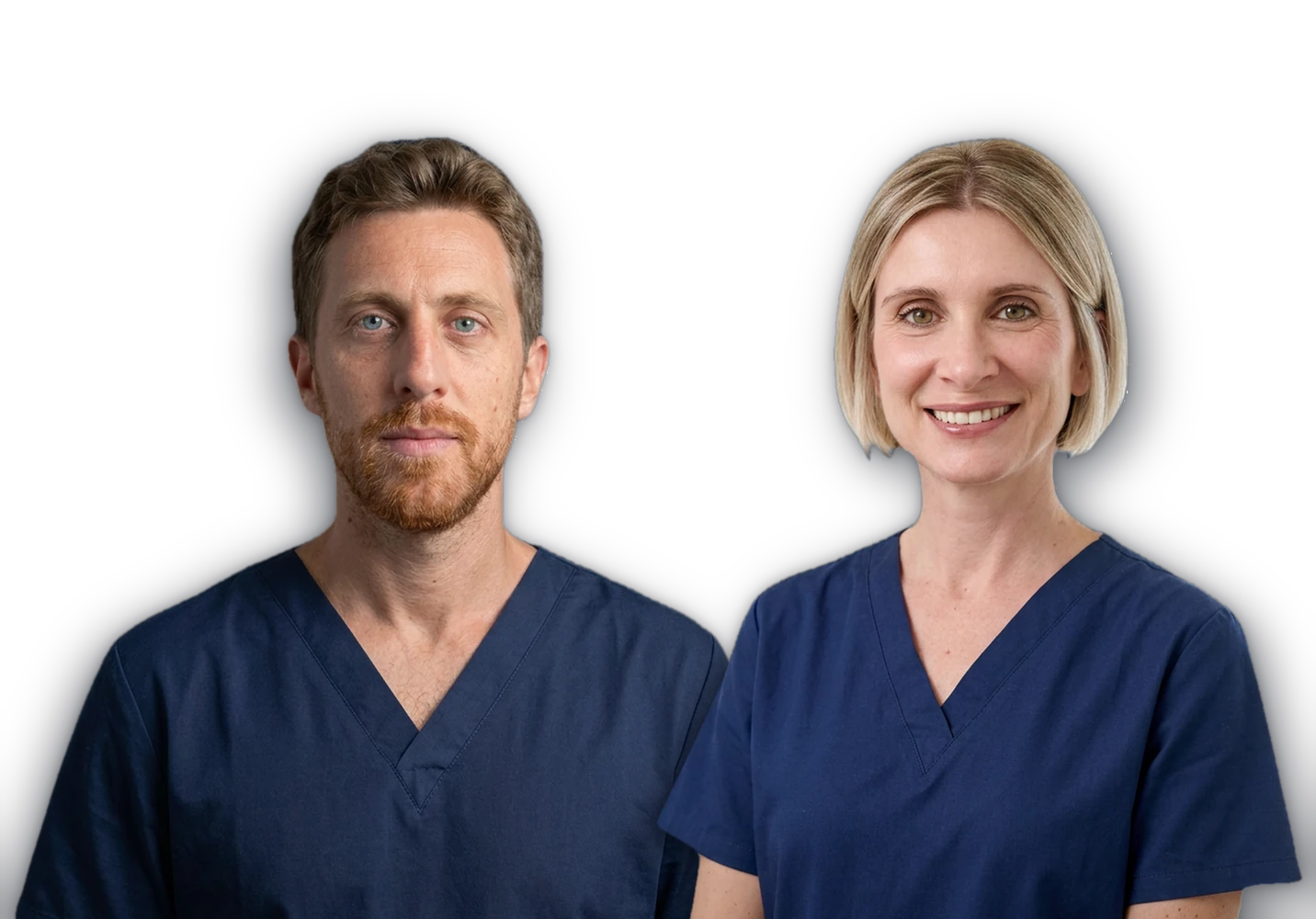 I medici dello studio e un collega — Studi Dentistici Adamanti