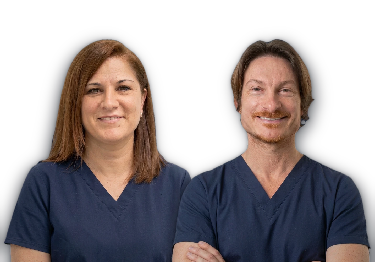 Dott.ssa Anna Samaritani e un collega — Studi Dentistici Adamanti