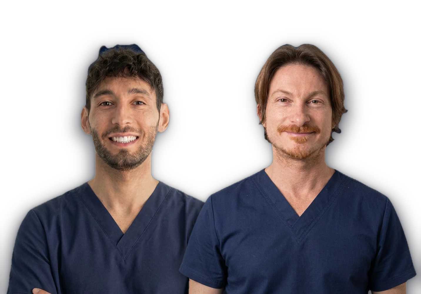 I medici dello studio e un collega — Studi Dentistici Adamanti