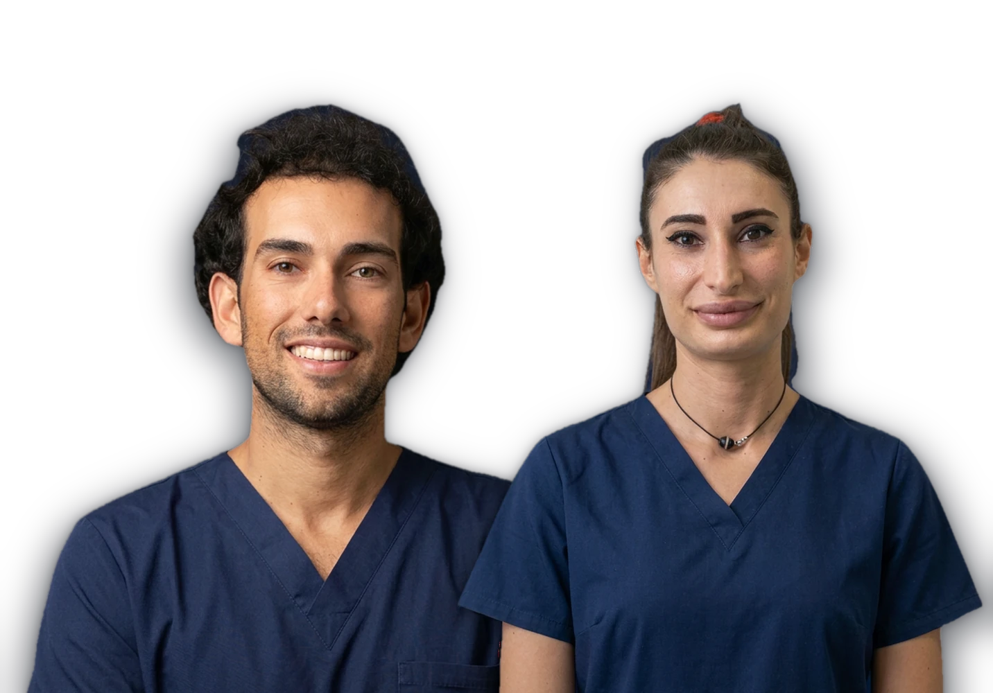 Dott. Emanuele Amico e un collega — Studi Dentistici Adamanti