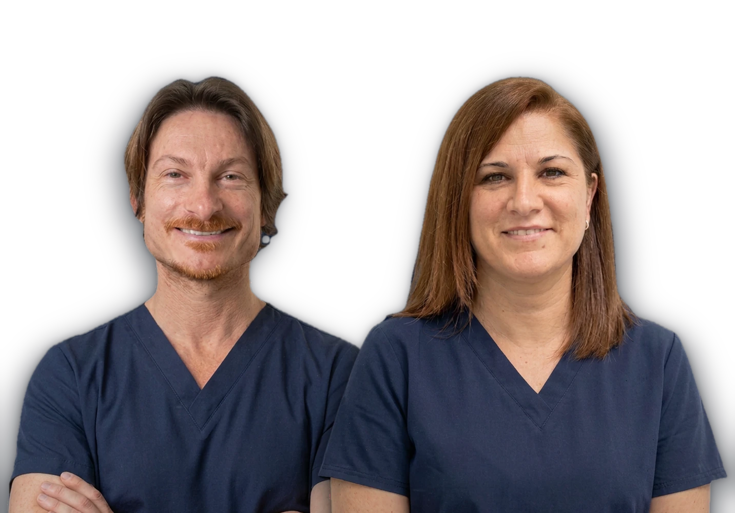 Dott. Edoardo Palla e un collega — Studi Dentistici Adamanti