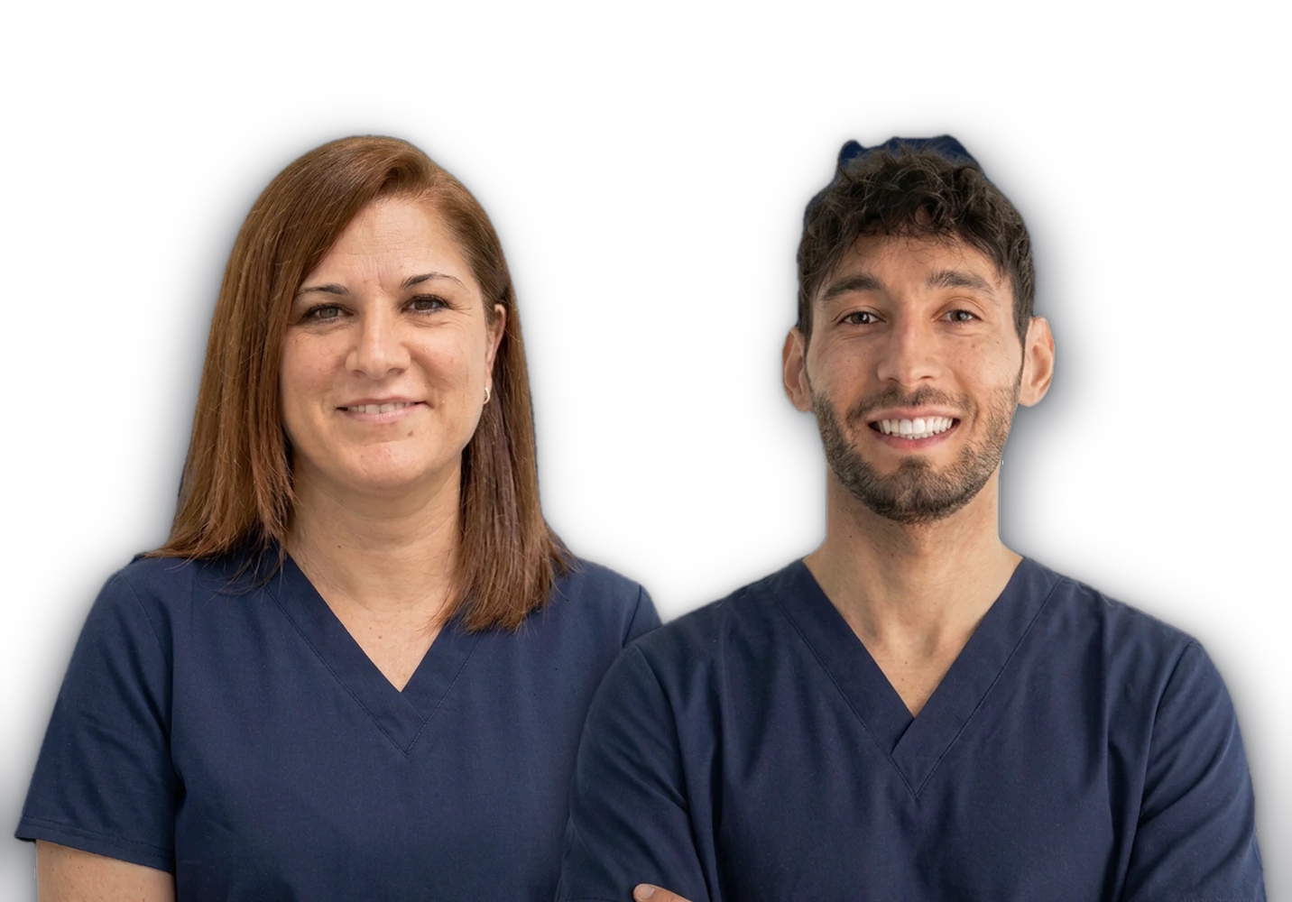 Dott.ssa Anna Samaritani e un collega — Studi Dentistici Adamanti