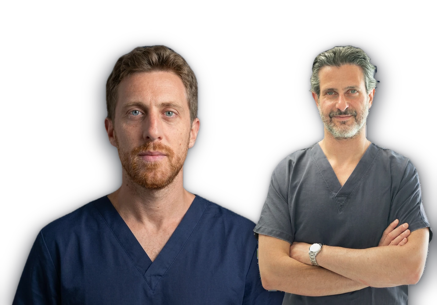Dott. Andrea Di Stefano e un collega — Studi Dentistici Adamanti