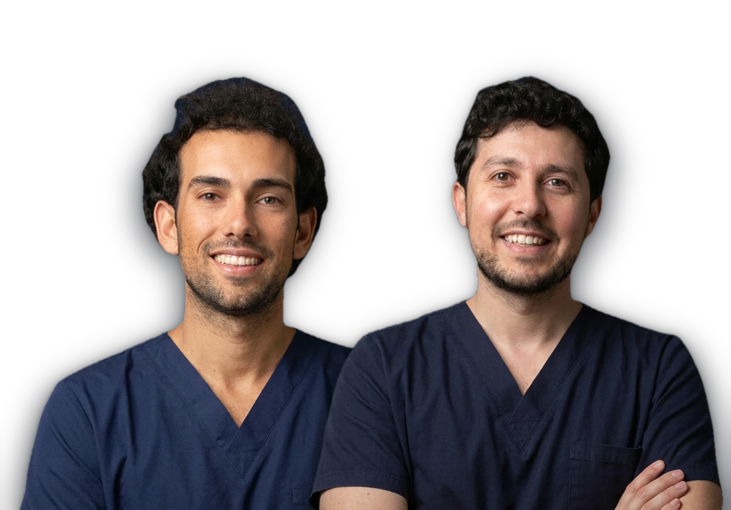 I medici dello studio e un collega — Studi Dentistici Adamanti